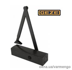 Доводчик дверей Geze TS 2000 VВС коленная тяга (EN 2-5), чёрный.